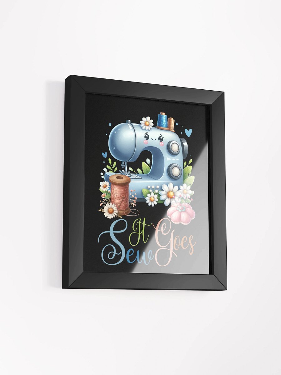 Sew Cute! Whimsical Sewing Machine Poster product image (26)