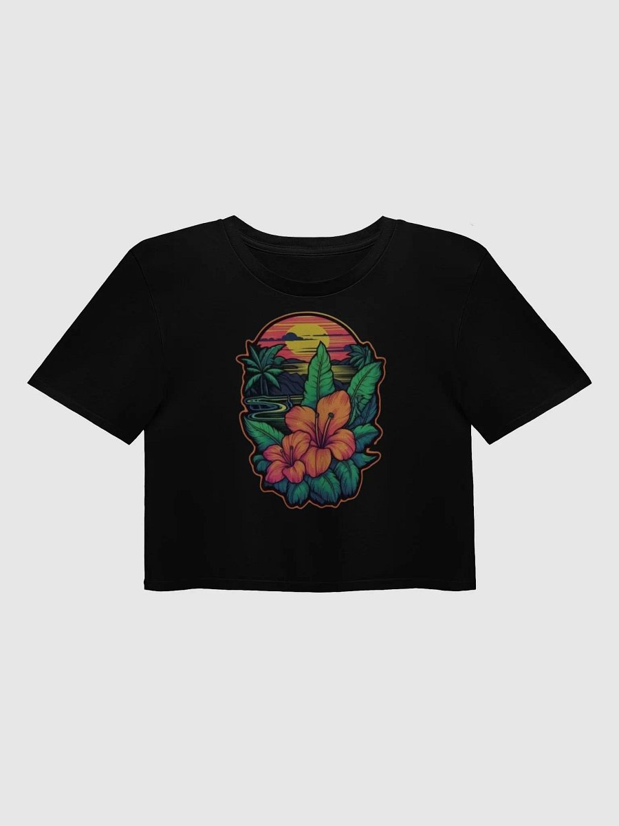Tropical Sunset Vibes Crop Top product image (1)