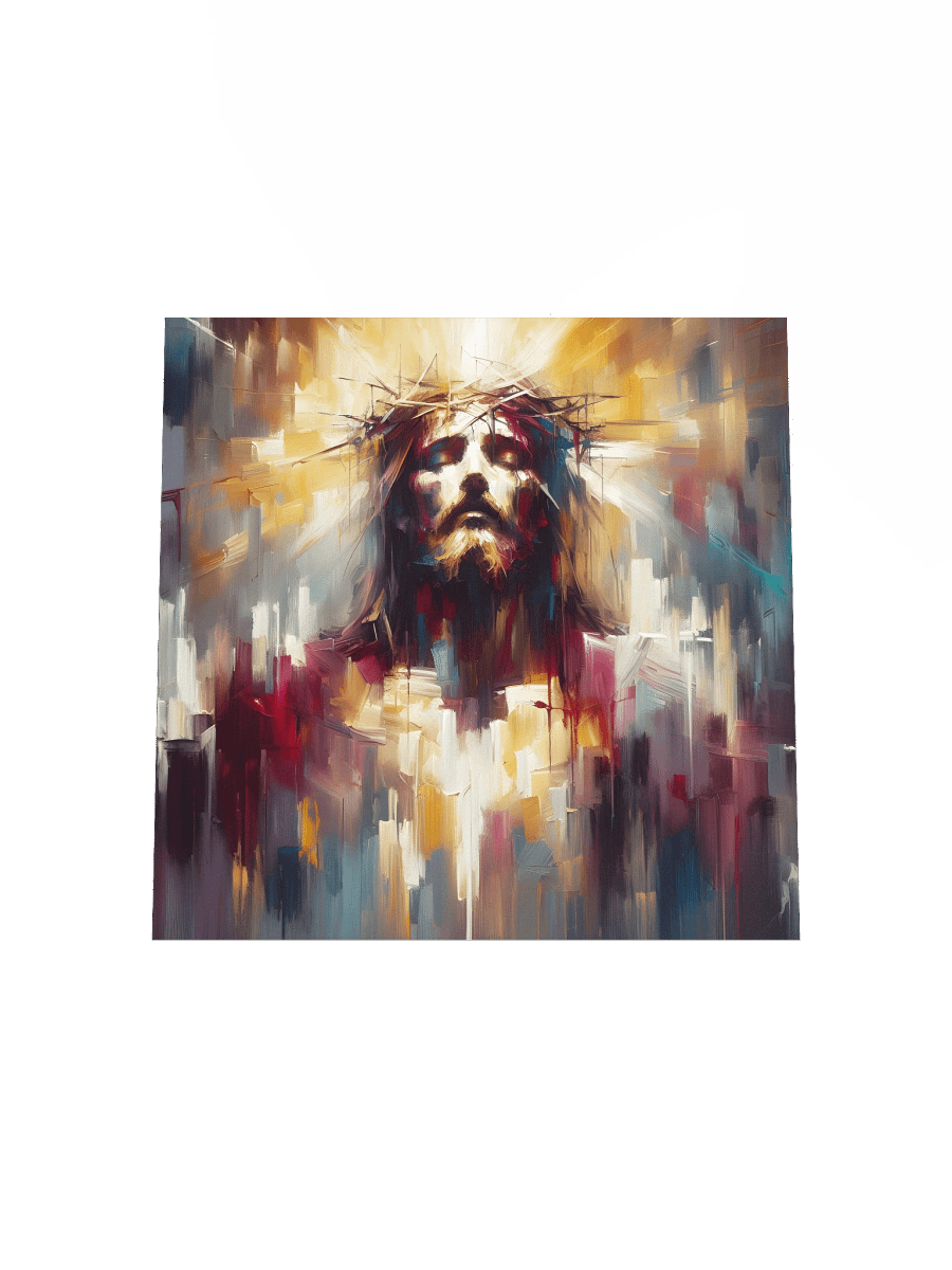Jesus Christ Radiant Resurrection Art | Modern Christ Art Canvas for Home & Church Décor product image (16)