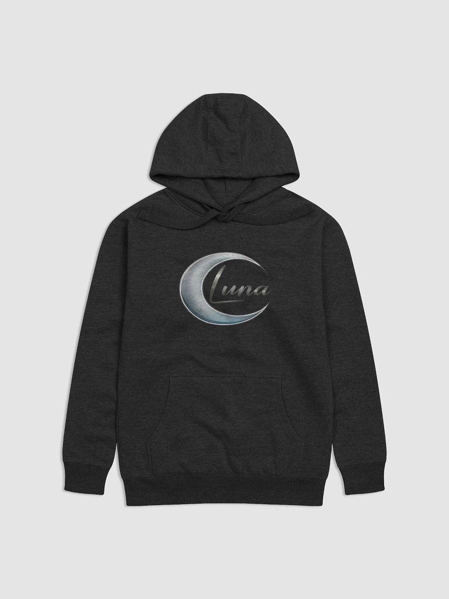Lustrous Luna Unisex Hoodie - Metallic Crescent Moon - TDSMusic product image (1)