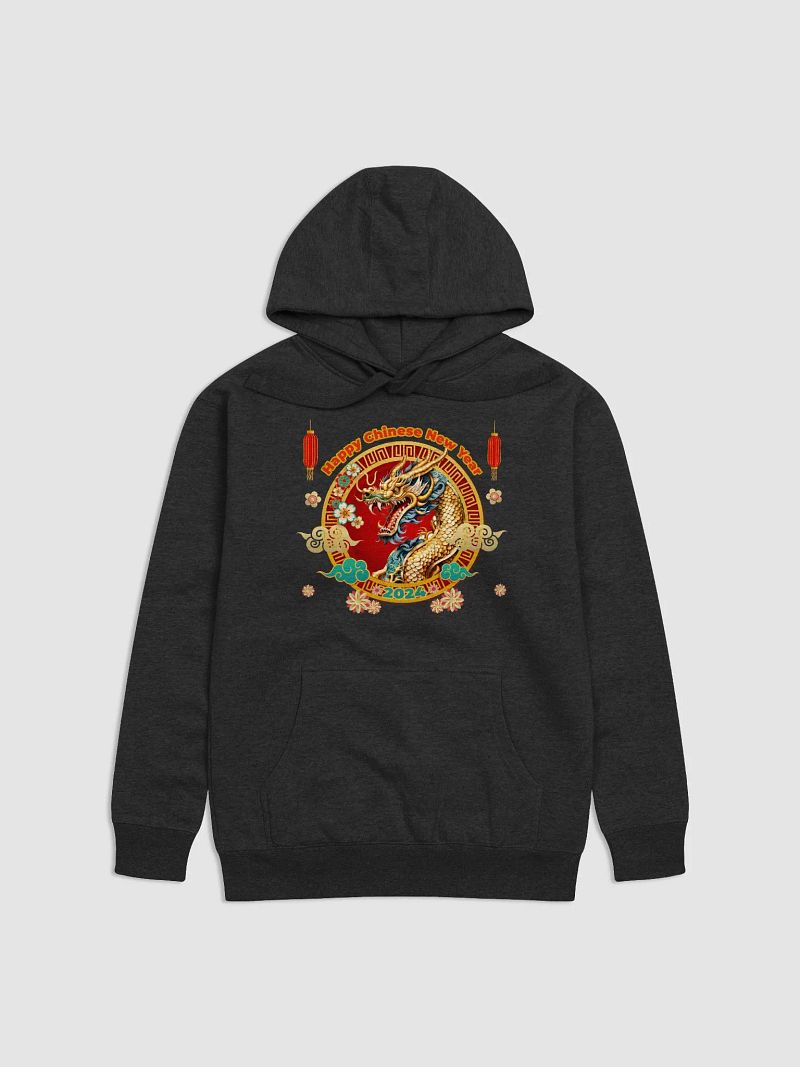 Chinese New Year of Dragon Blue Gold Floral