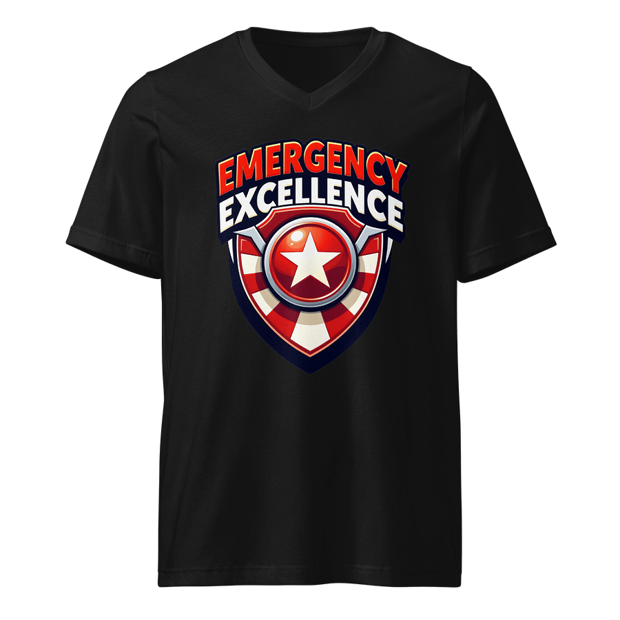 Emergency Excellence Badge V-Neck Tee product image (1)