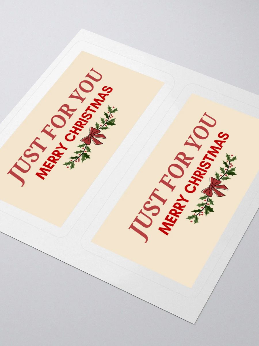 Just For You Merry Christmas Stickers product image (9)
