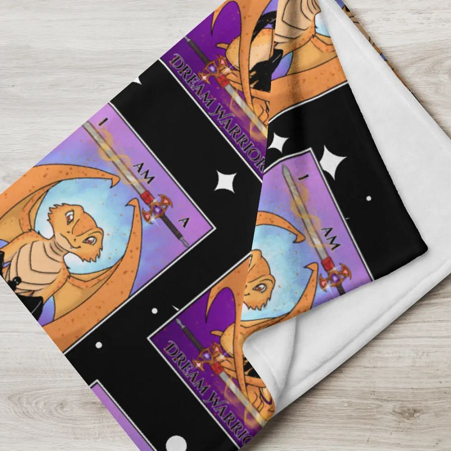 Day of the Dragon Tarot Card Throw Blanket product image (17)