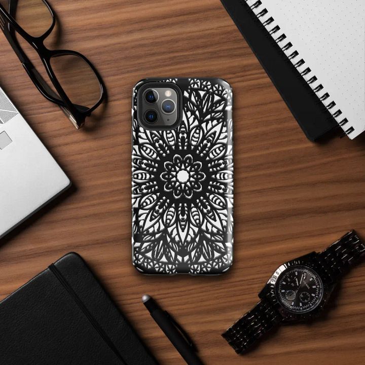 Monochrome Mandala Phone case product image (1)