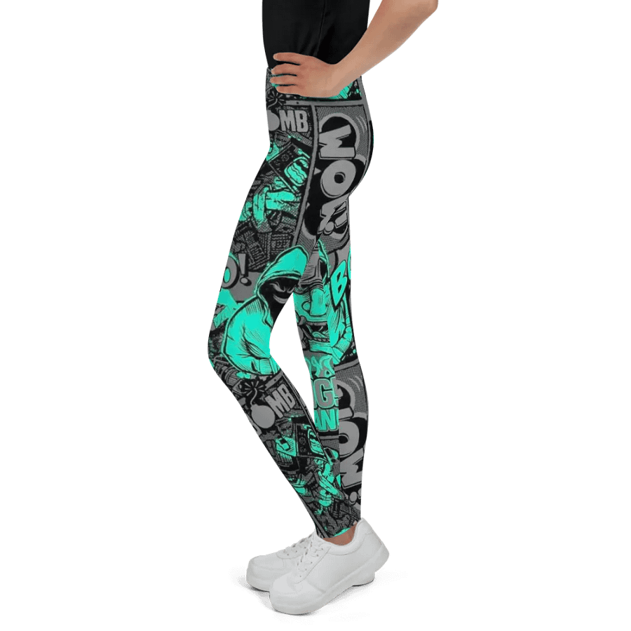 Kids Leggings – Boom Bang Baff Print for Energetic & Fun Style product image (12)
