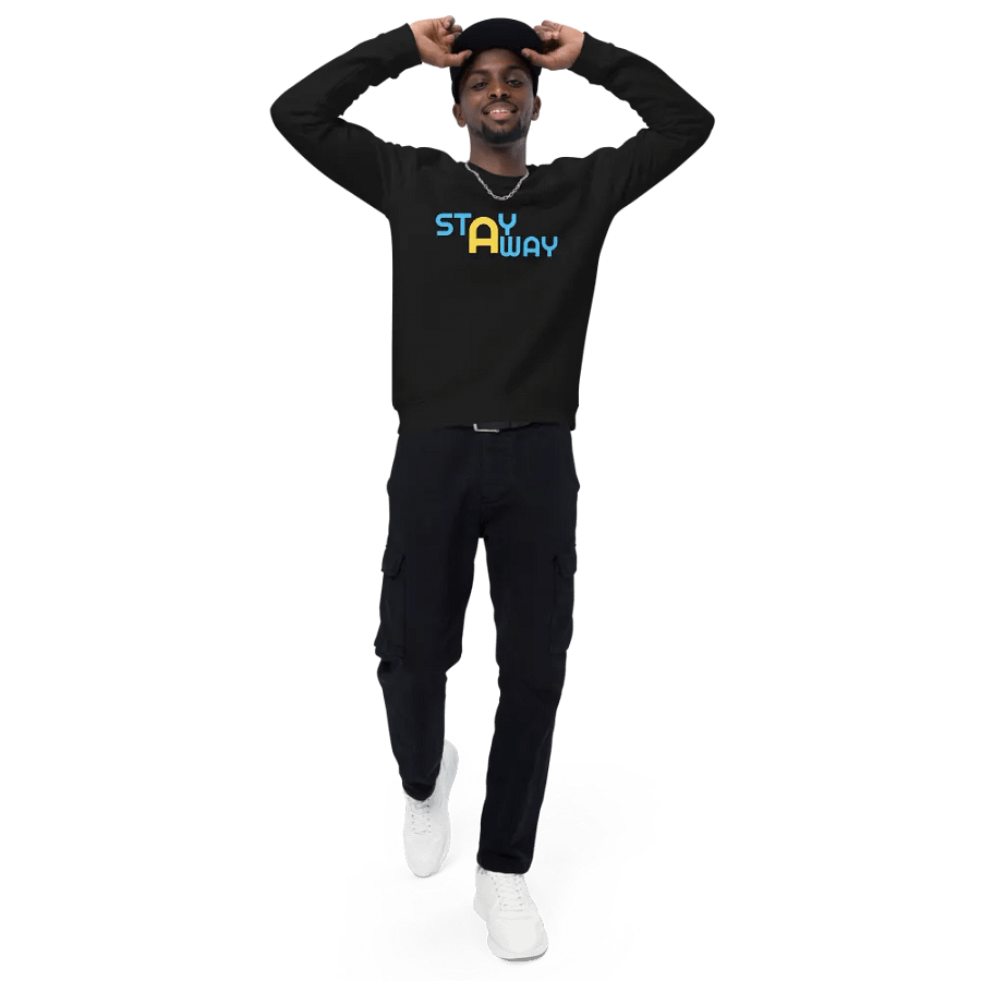 STAY AWAY Organic Raglan Sweatshirt product image (3)