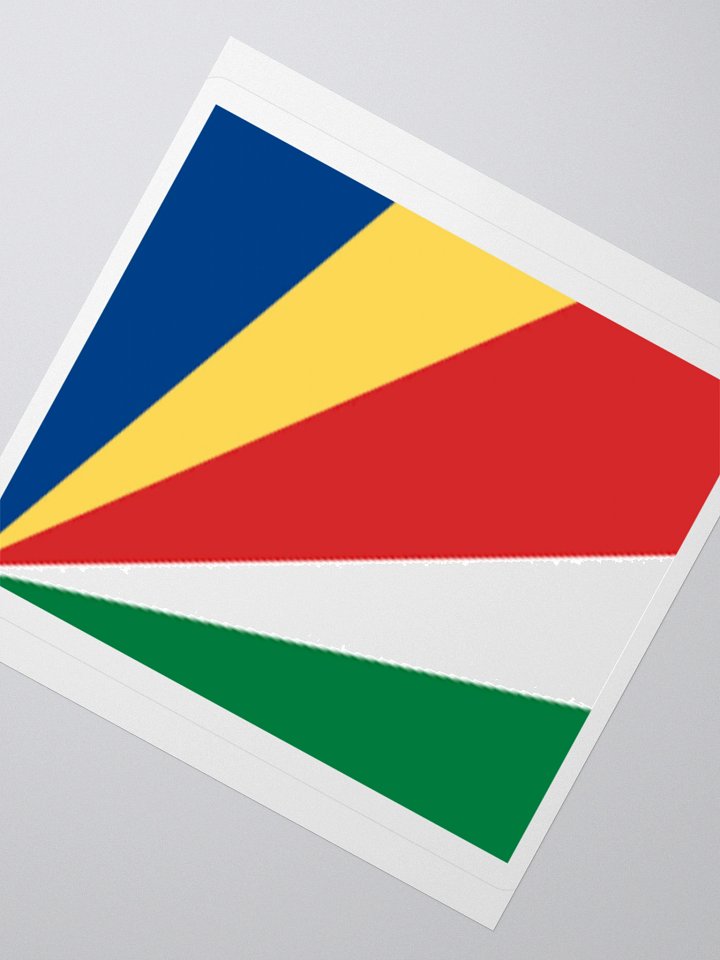 Seychelles Flag Sticker - Durable Vinyl for Indoor Use - Multiple Sizes Available product image (4)