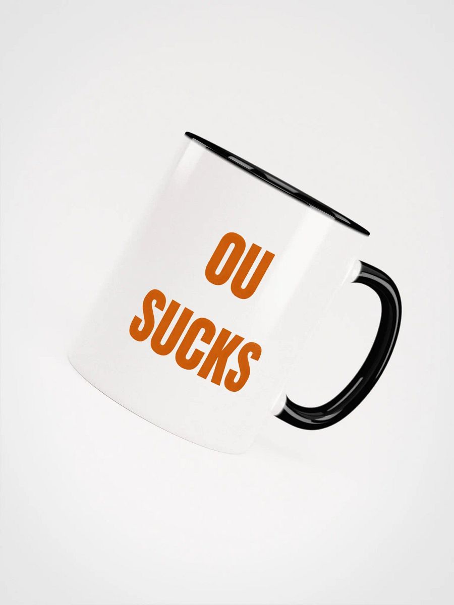 OU SUCKS Red River Rivalry Glossy Inner Color Mug product image (11)