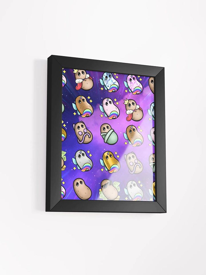 ''Patates intergalactiques'' Affiche mate encadrée de haute qualité product image (2)