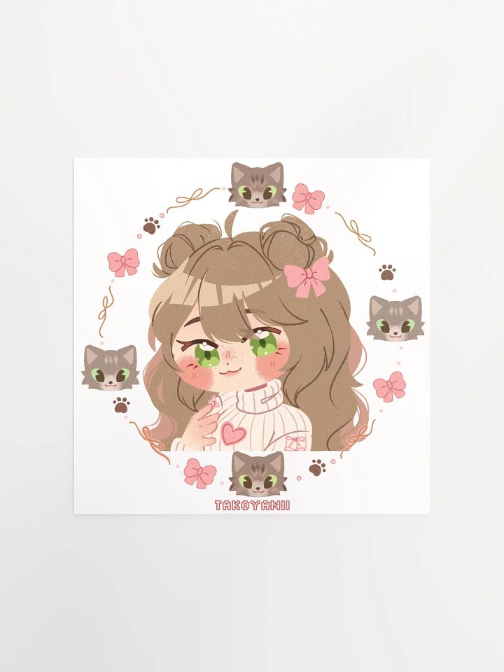 Sienna's Kitty Companion Print 10x10 product image (1)
