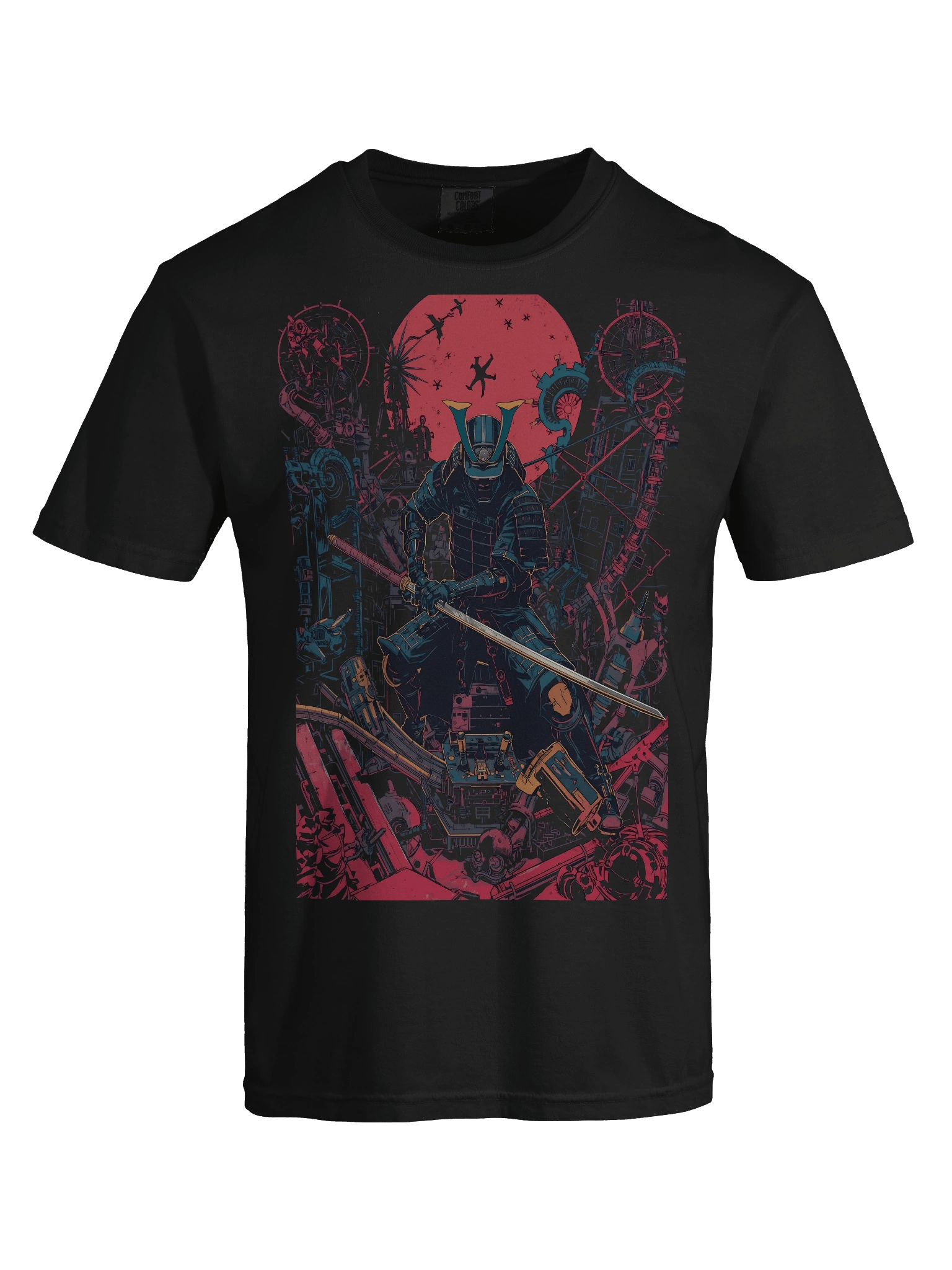 Samurai of Cyber Chaos Heavyweight T-Shirt product image (6)