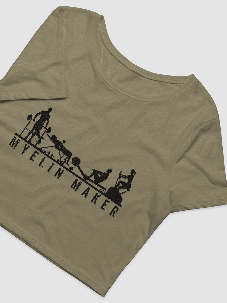 Women's Crop Tee (Black Text) product image (5)