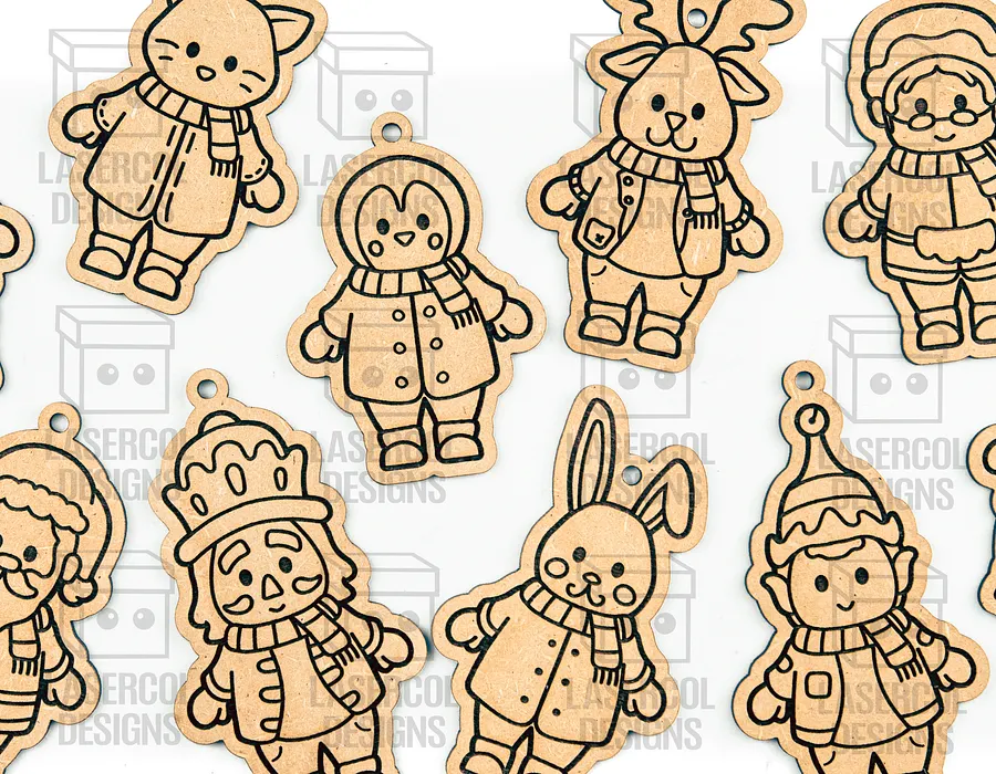 Christmas Ornaments - Laser Cut Files product image (9)