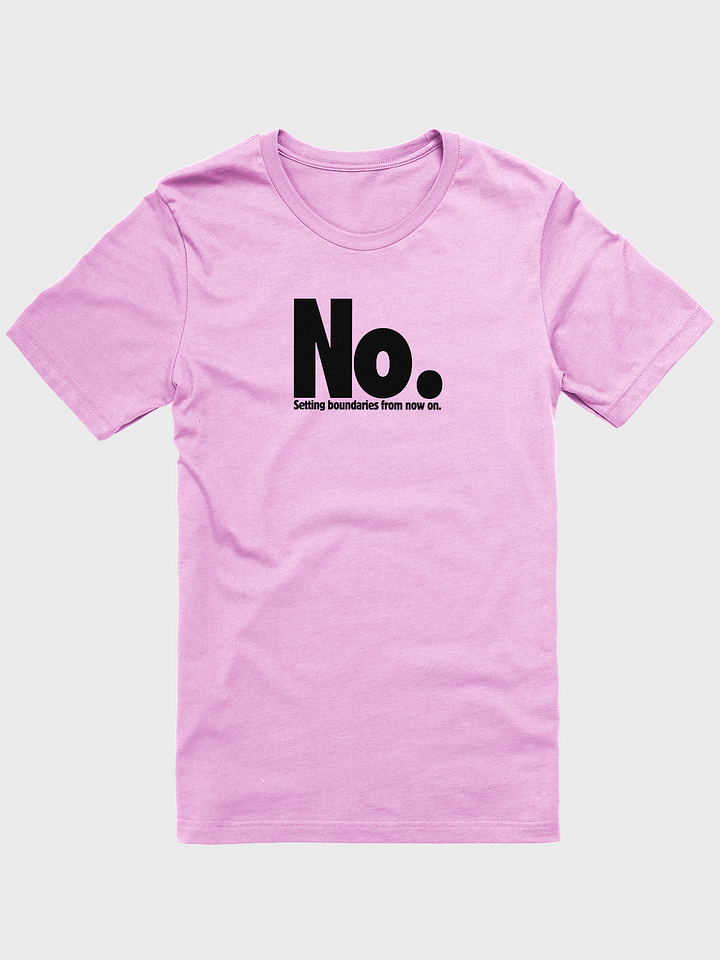 Setting Boundaries T-Shirt - Black Text product image (1)