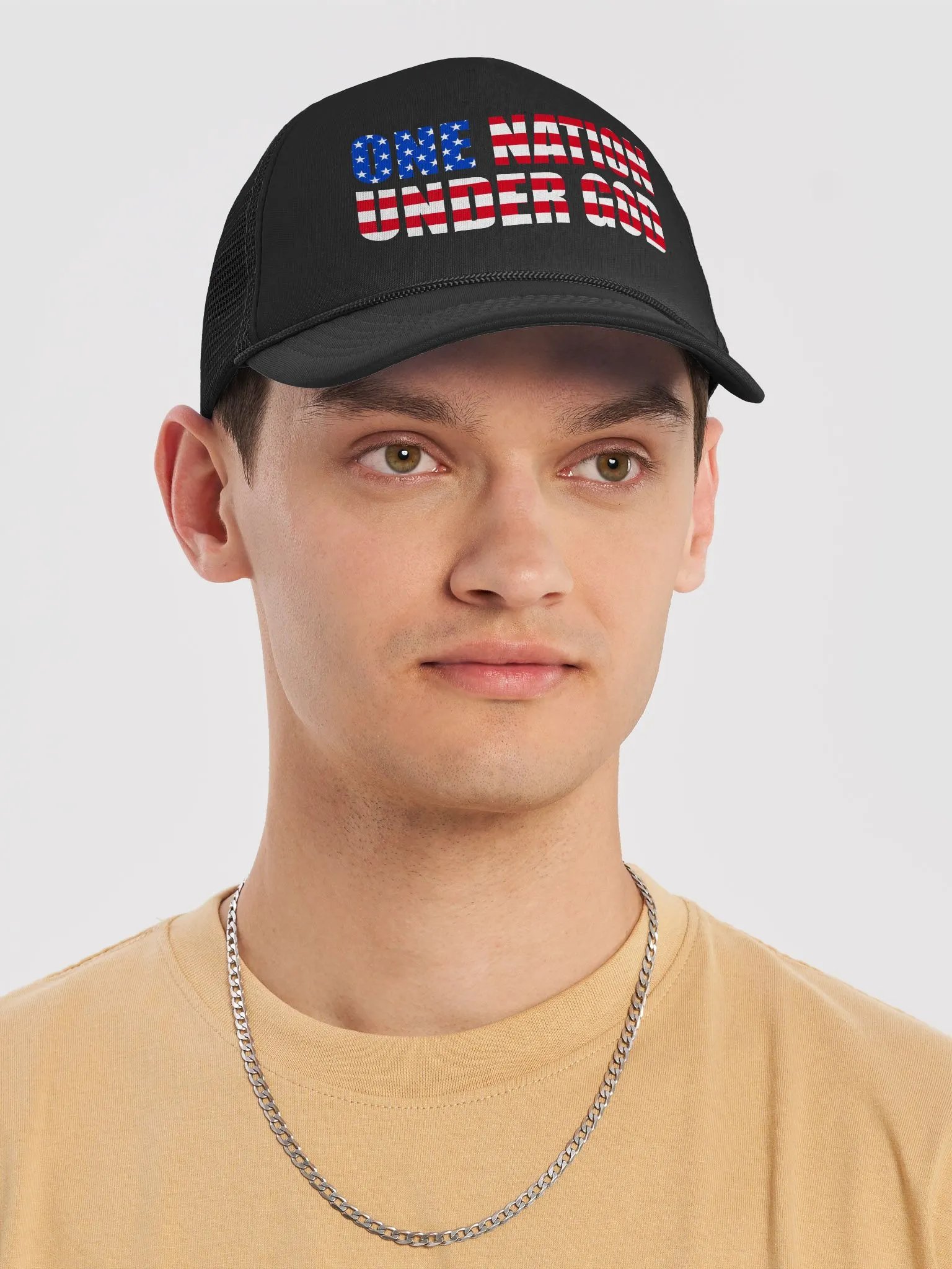 Patriotic Freedom Foam Trucker Hat product image (2)