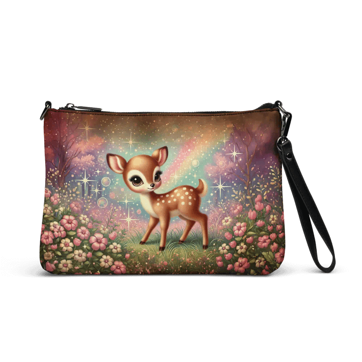 Rainbow Deer Crossbody Bag - Whimsical Purse product image (1)