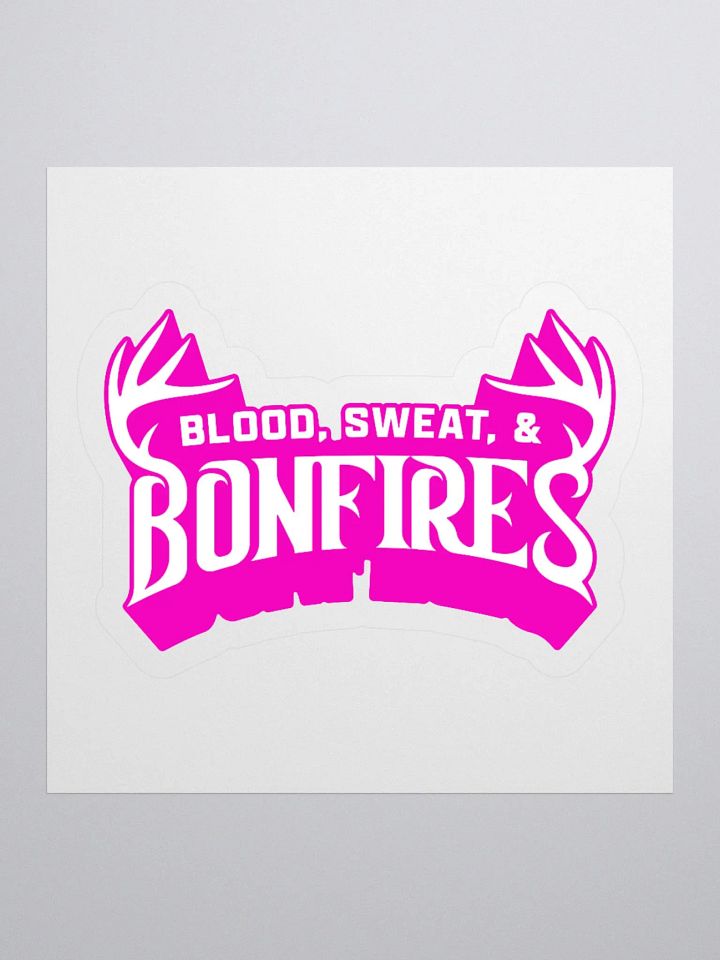 Antler Sticker - Pink product image (1)