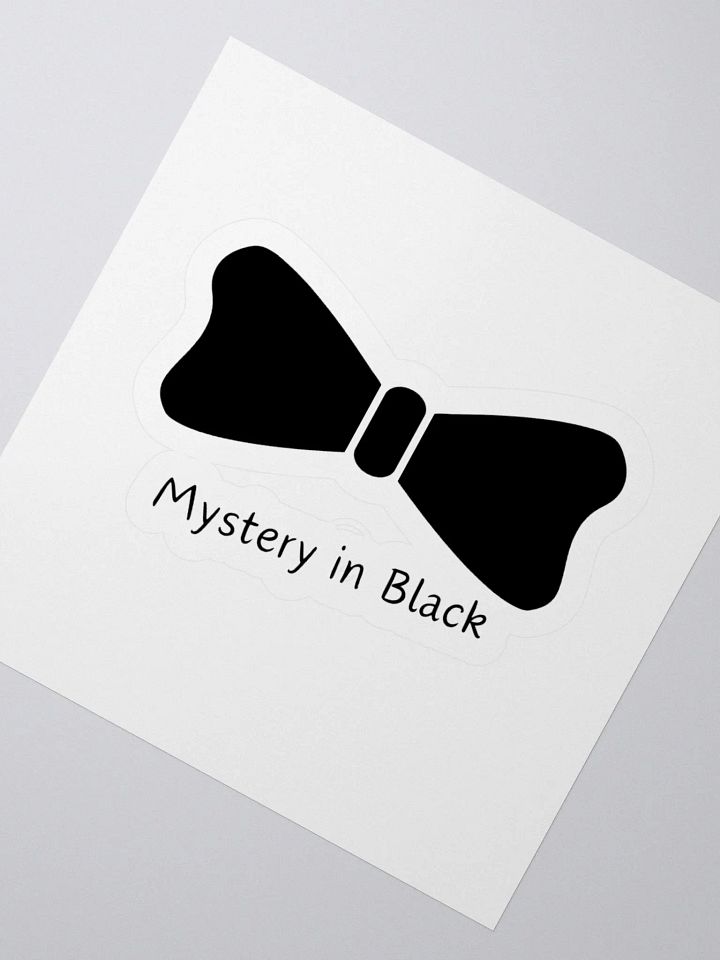 Mystery in Black kiss cut sticker 012 product image (1)