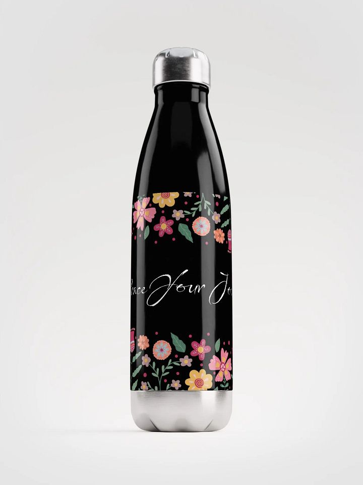 Embrace Your Journey Water Bottle - Black product image (1)