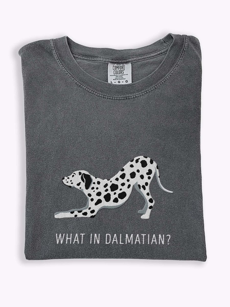What in Dalmatian? T-Shirt(Embroidered) of a Dalmatian product image (1)