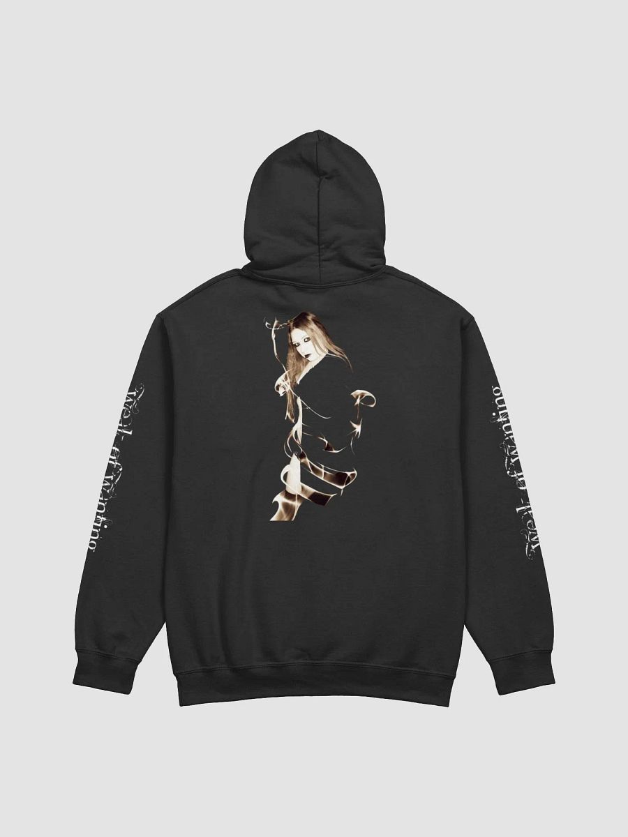 Weak Of Wanting Lisa 'The Gruffalo' B&W Flames Hoodie (Front, Back & Sleeve print) product image (3)