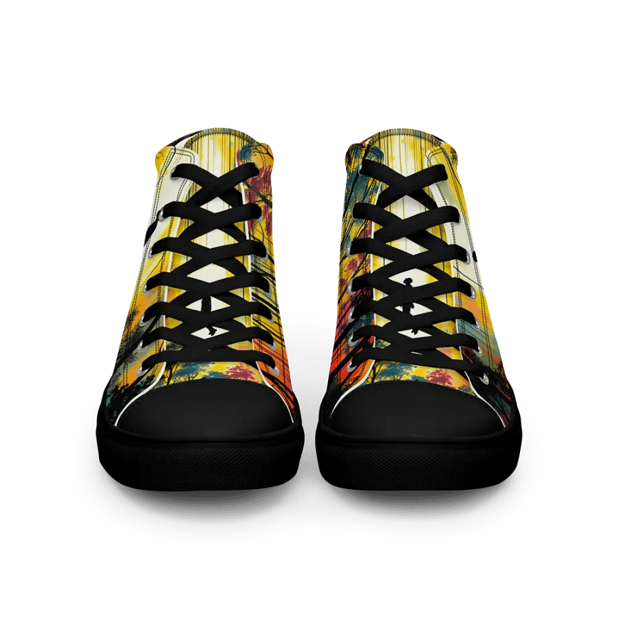 Ethereal Forest Levitation Women's canvas High Tops product image (3)