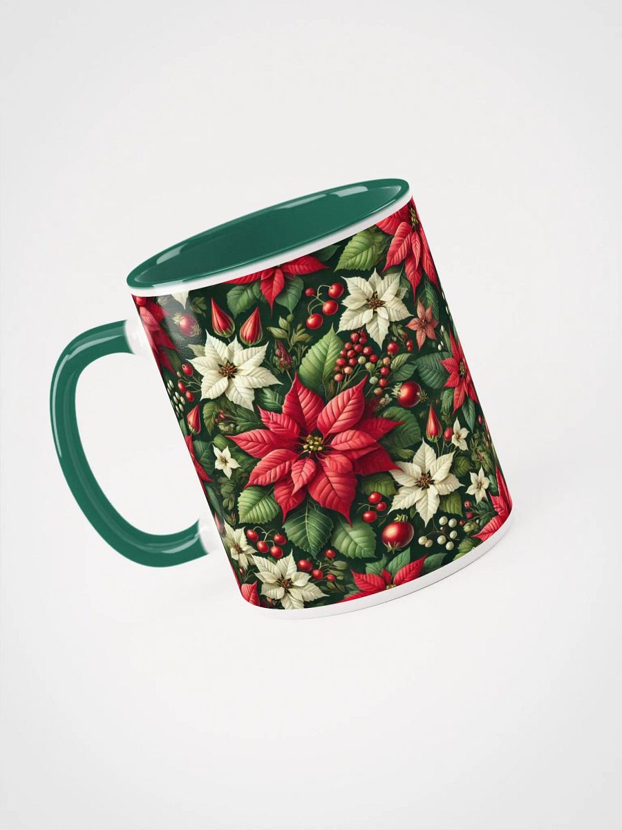 Festive Poinsettia Delight Ceramic Mug product image (16)