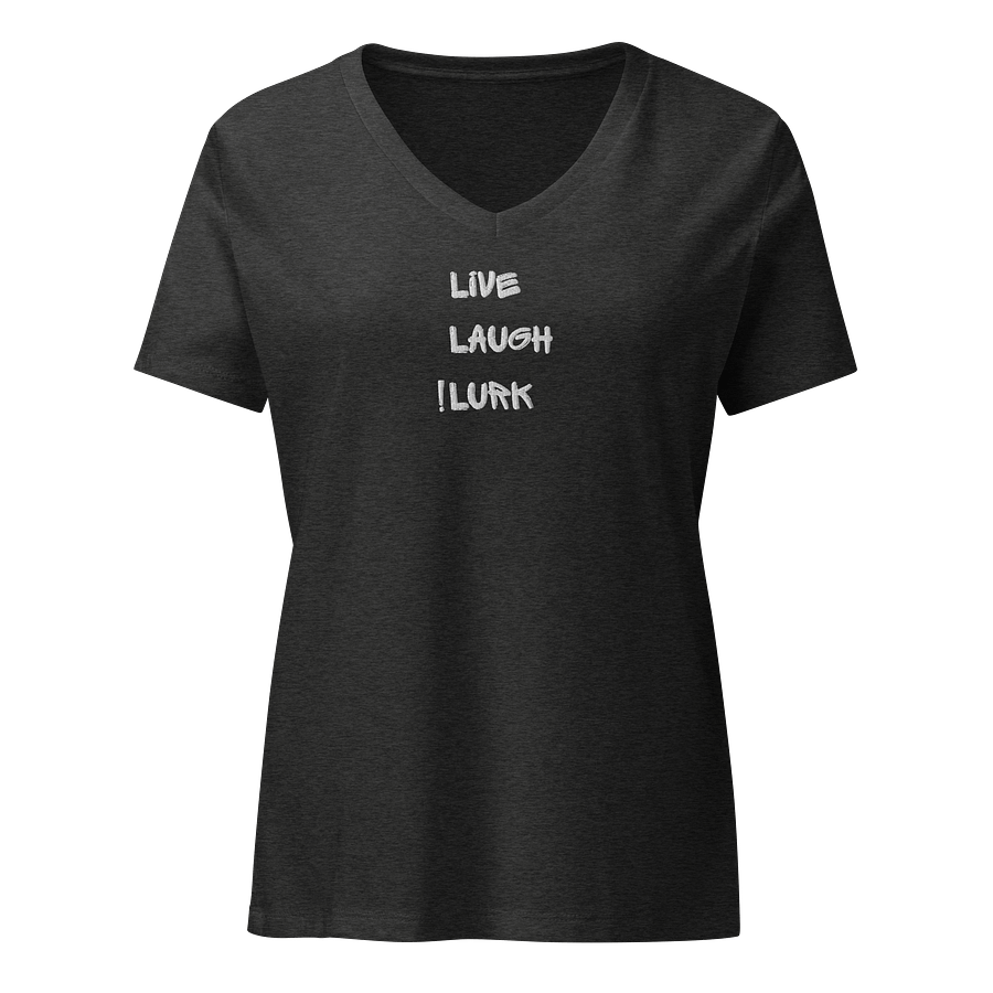 Live, Laugh, Lurk V-Neck Tee product image (3)