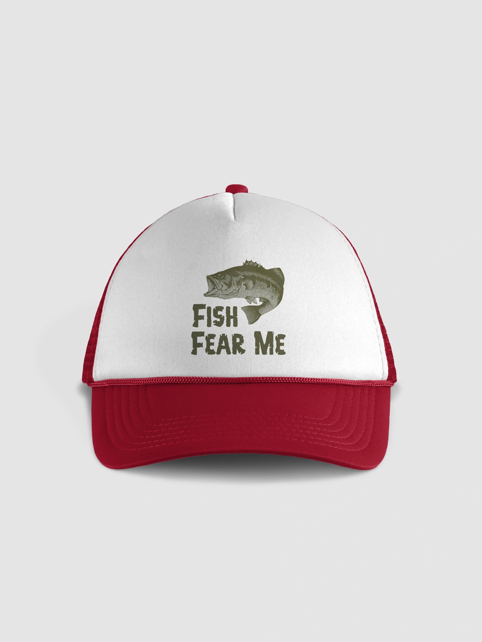 FISH FEAR ME Foam Trucker Hat product image (1)