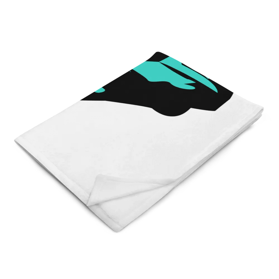 Aqua Shark Bite Throw Blanket product image (14)