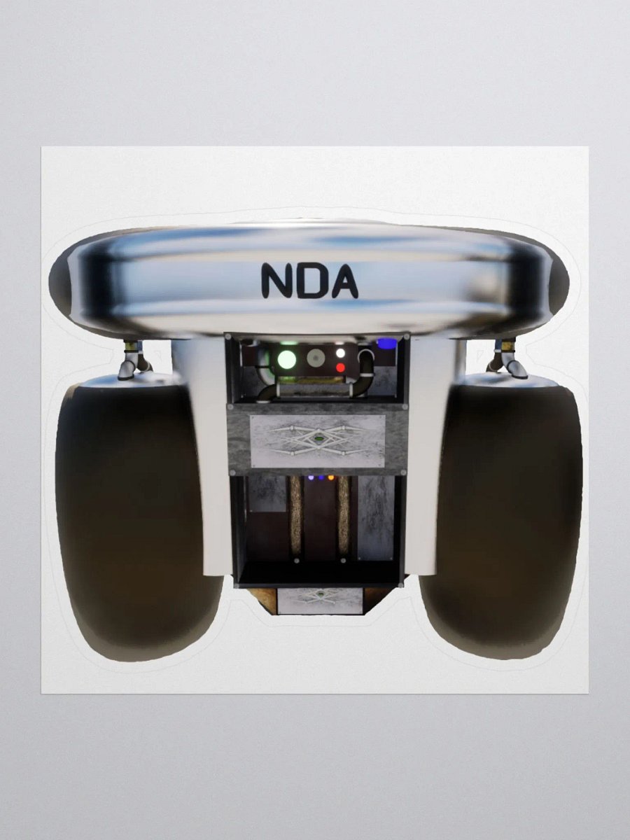 NDA Jetpack Kiss Cut Stickers product image (1)