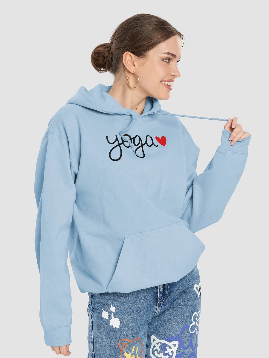 Yoga Heart Hoodie - Cozy Wear for Yoga Aficionados product image (7)