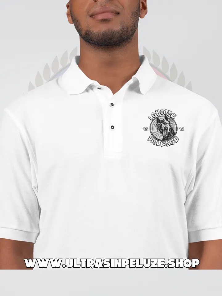 Tricou Polo I choose violence product image (1)