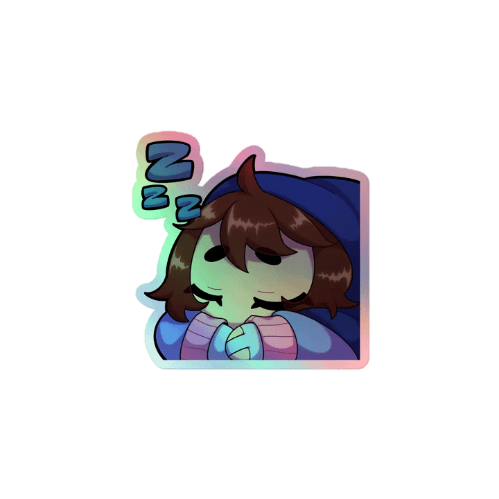 Wolfy Eepy Holo Sticker product image (1)
