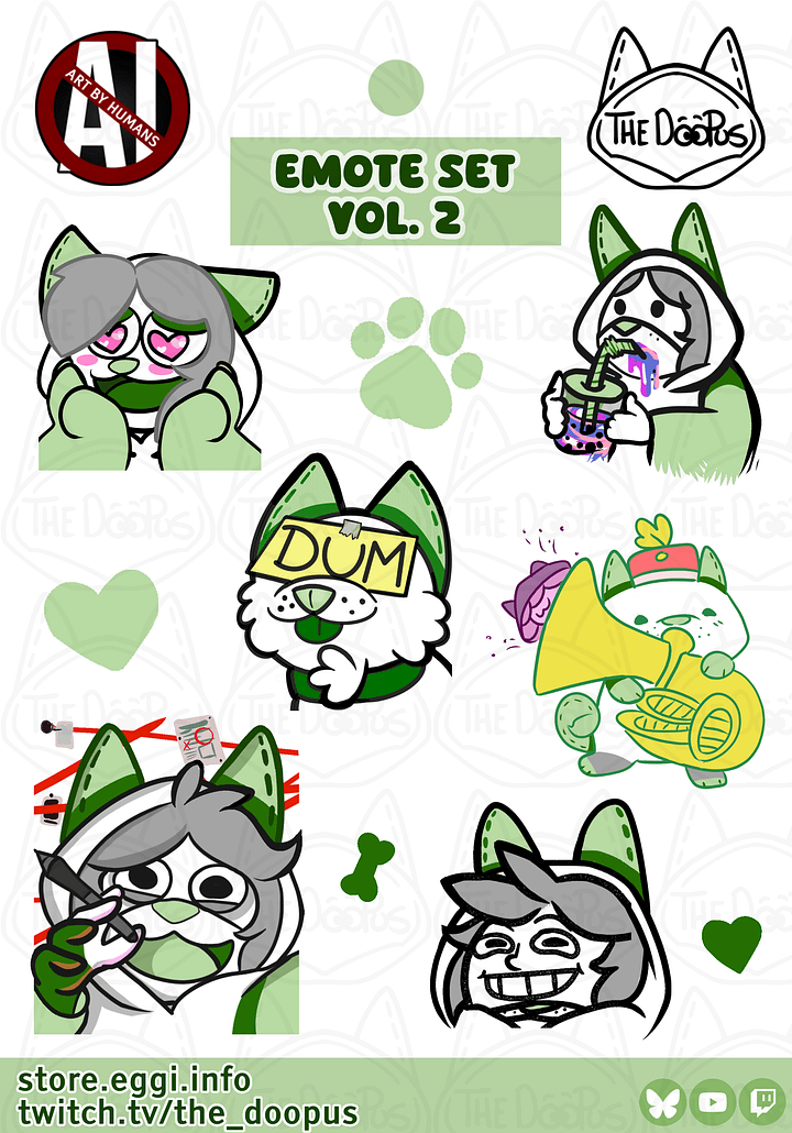 Doop Emote set vol.2 product image (1)