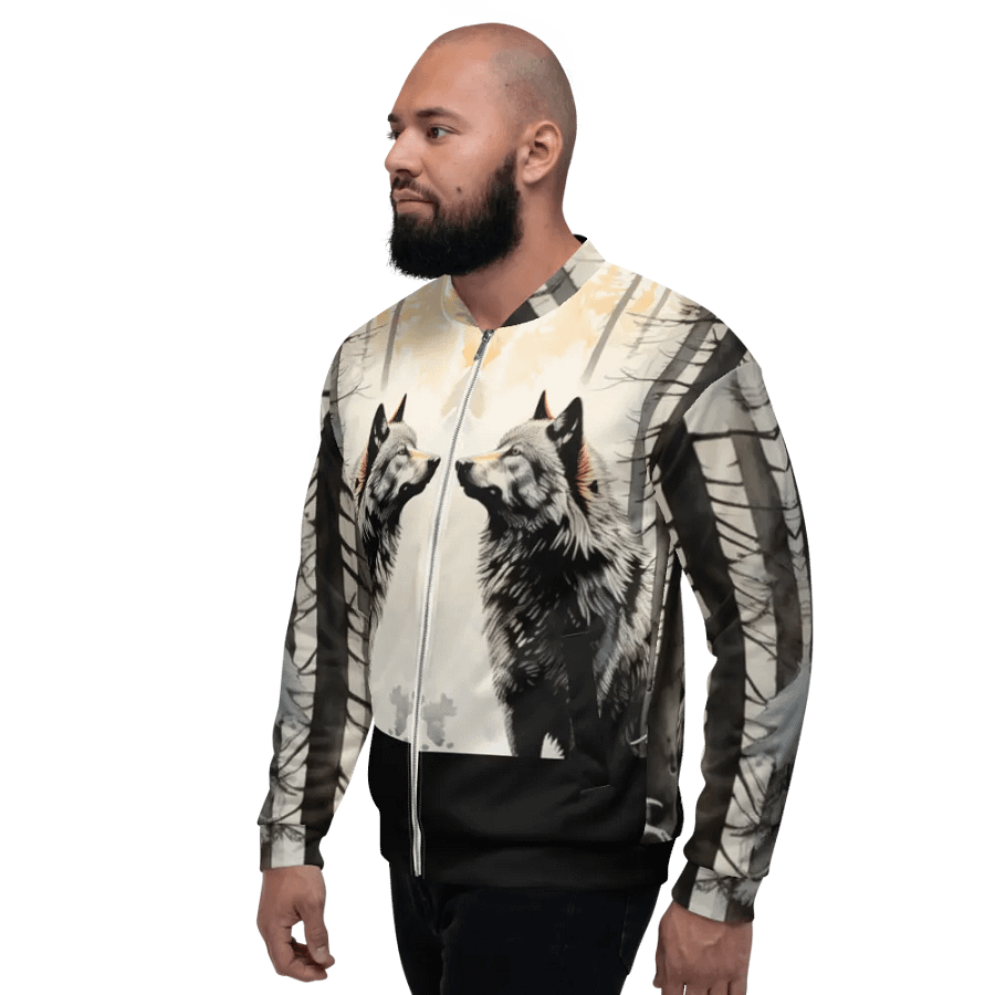 All-Over Print Bomber Jacket by Sublicolor 144/Wolf product image (4)
