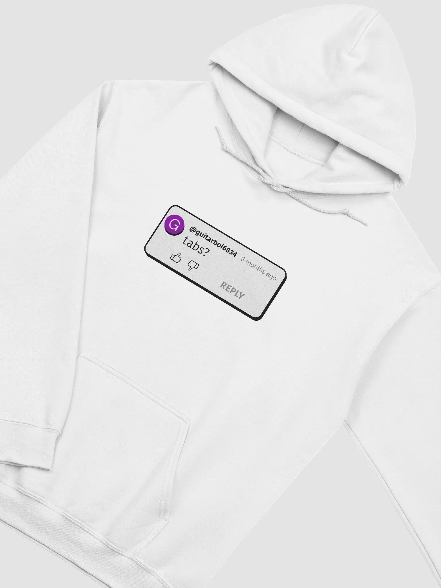 Hoodie - YouTube comment - tabs? product image (1)