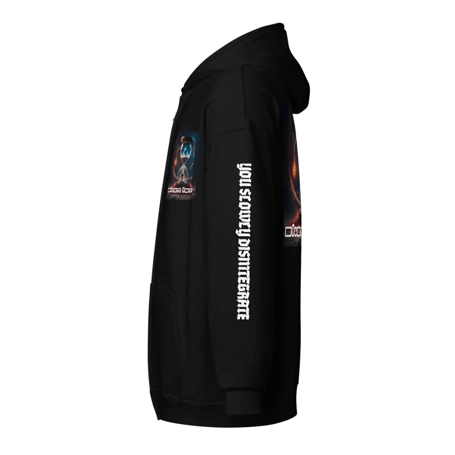 Through The Hourglass Lyric zip-up hoodie product image (7)