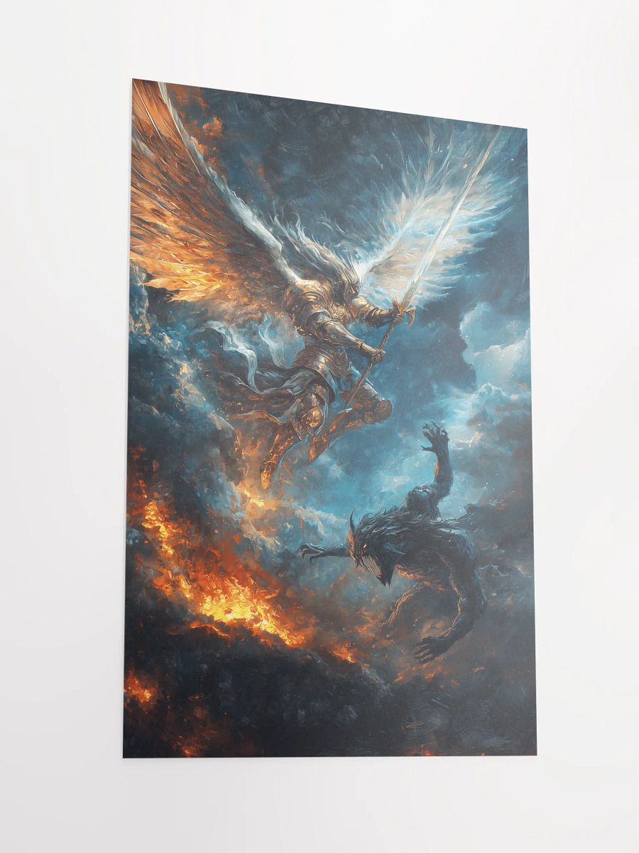 Fiery Battle Enhanced Poster product image (2)