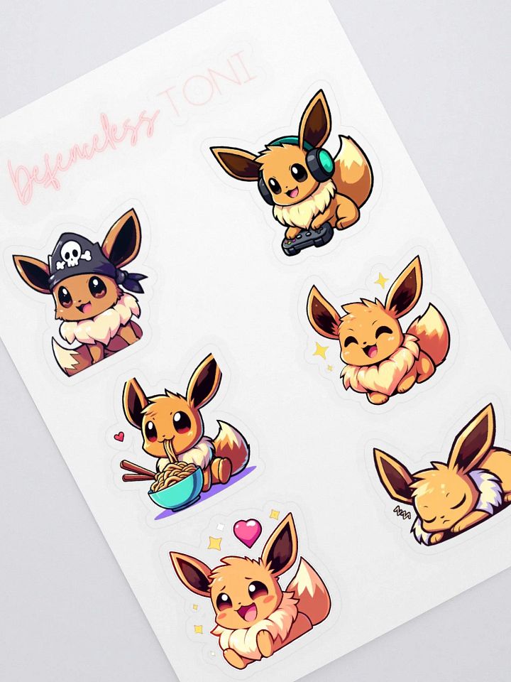 Eevee sicker sheet 2 product image (1)