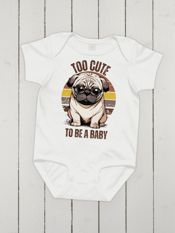 Too Cute To Be A Baby Jumpsuit product image (1)