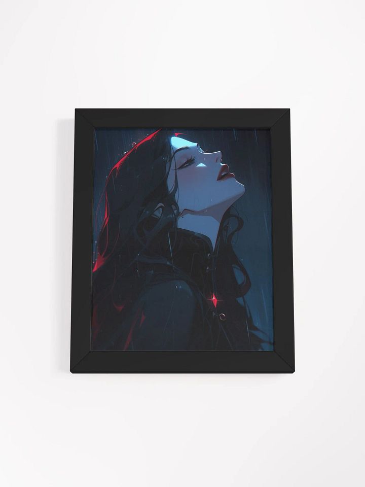 Framed Tranquil Rainfall – Enhanced Matte Poster product image (4)
