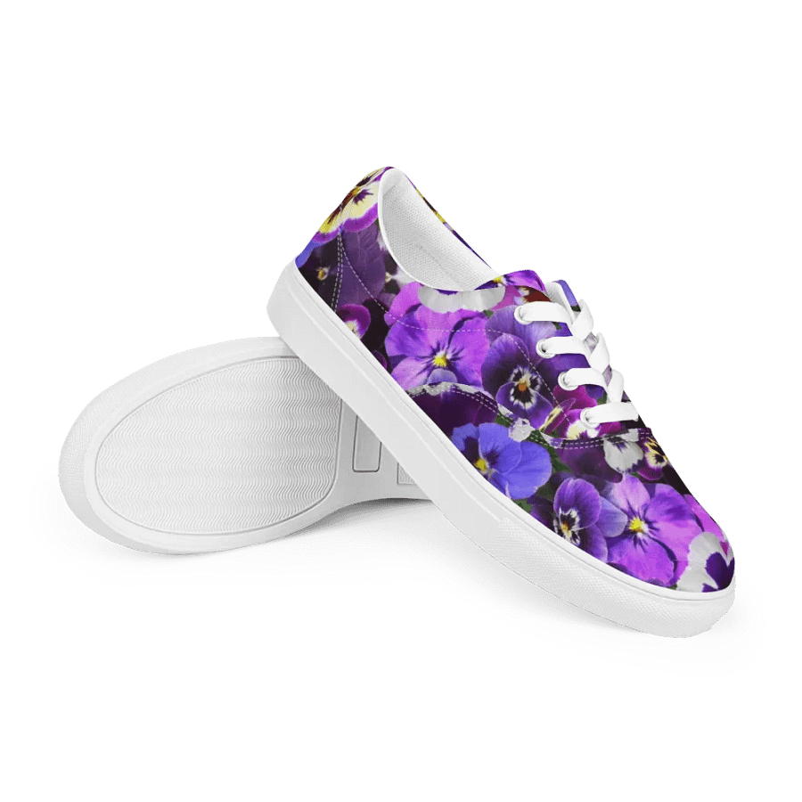 Purple Craze Lace Up Canvas Shoes product image (9)