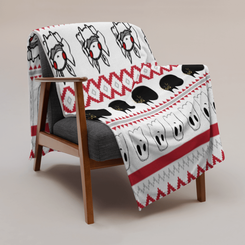Cryptid Holiday Blanket product image (3)