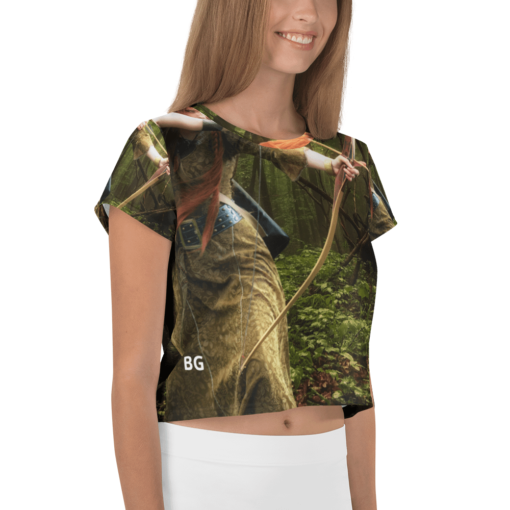'Elven Stories - Rainhill' All-Over Crop Tee product image (4)