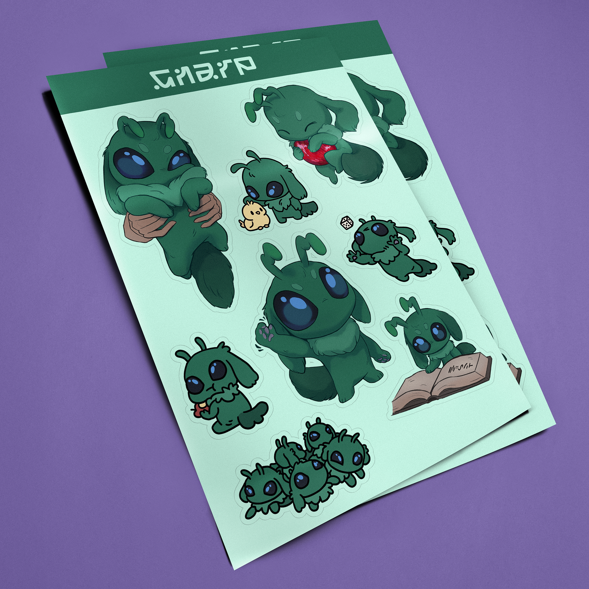 (Pre-order) Gnarp Sticker Sheet product image (1)