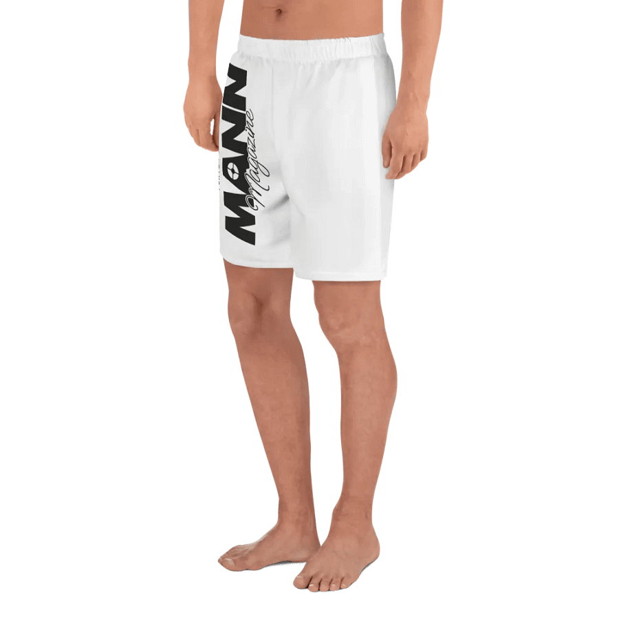 MANN Magazine White Unisex Shorts product image (3)
