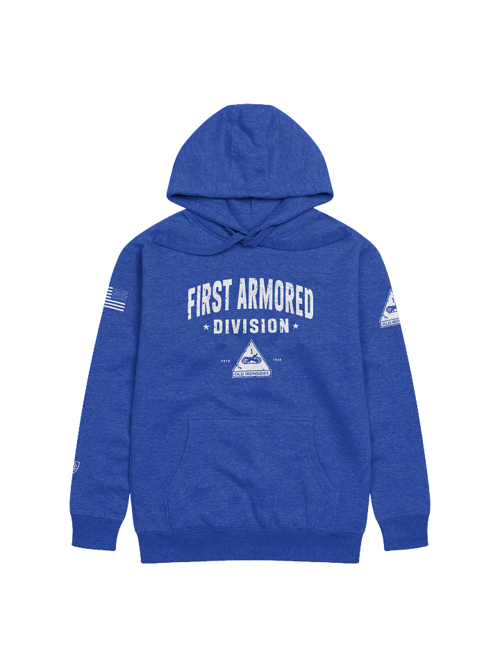 1st Armored Division - Old Ironsides "Distressed" Hoodie product image (3)
