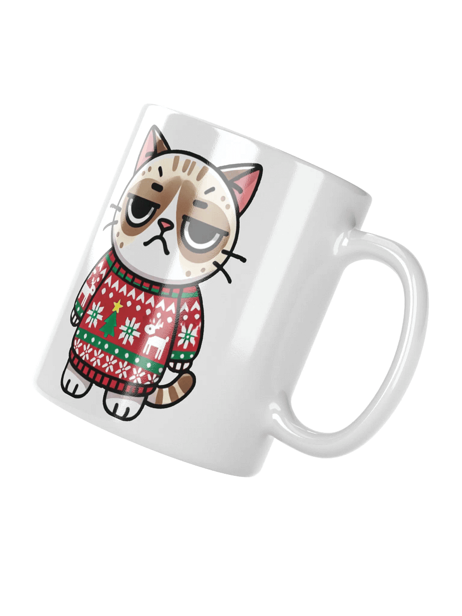 Unimpressed Cat Christmas Mug product image (2)